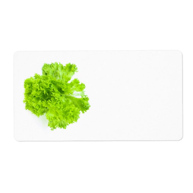 Etiqueta Green lettuce (Frente)