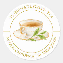 Etiqueta Green Tea Modern