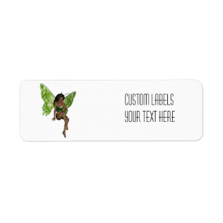 Etiqueta Green Wing Lady Faerie 6 - 3D Fada -