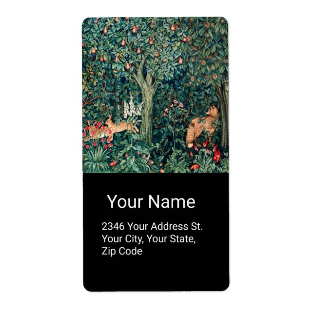 Etiqueta GREENERAÇÃO,ANIMAIS FLORESTAIS Magras,Raposa,Flora (Frente)