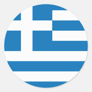 Etiqueta grega da bandeira