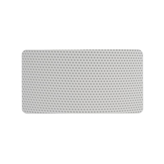 Etiqueta Grelha de plástico ilustrativa (Frente)