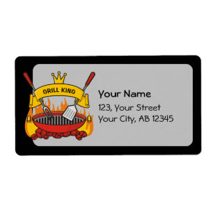Etiqueta Grill King