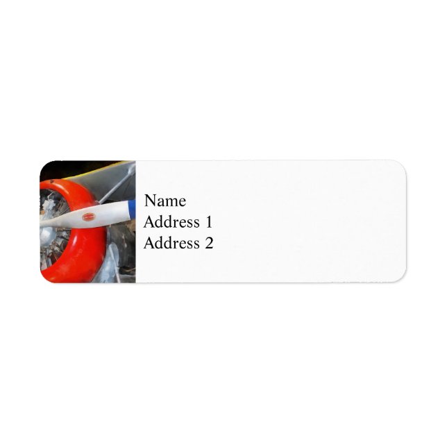 Etiqueta Grumman F3F-2 Biplane (Frente)