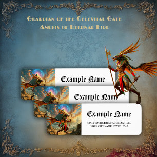 Etiqueta Guardião do Portão Celestial – Anúbis