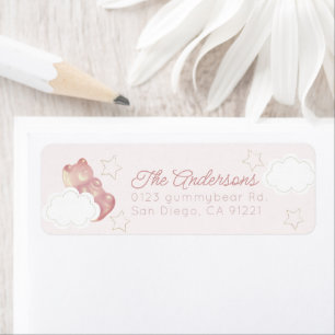 Etiqueta Gummy Bear Star & Cloud Address