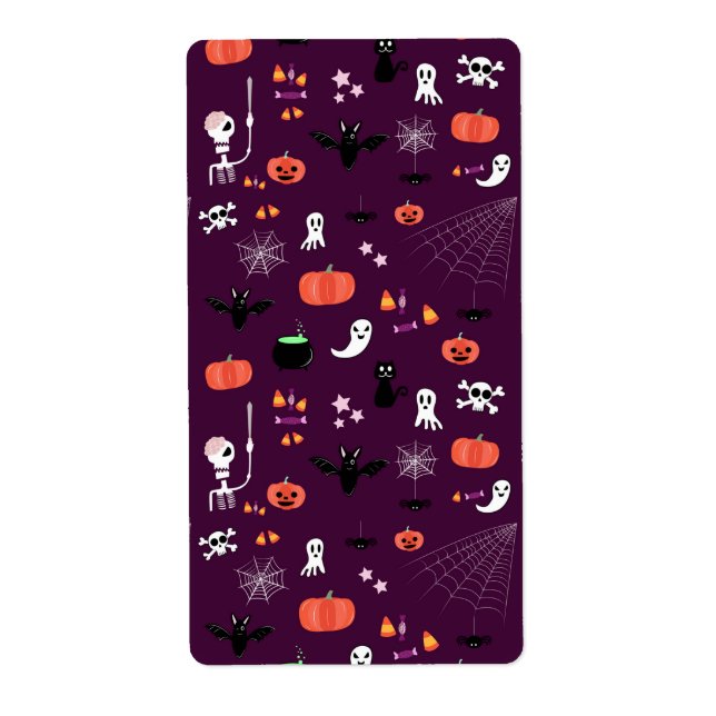 Etiqueta Halloween (Frente)