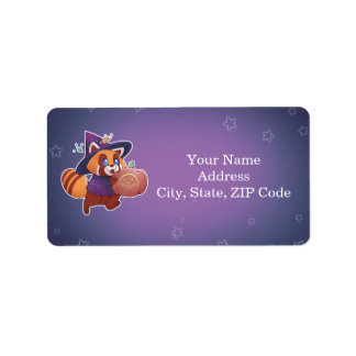 Etiqueta Halloween Space Panda