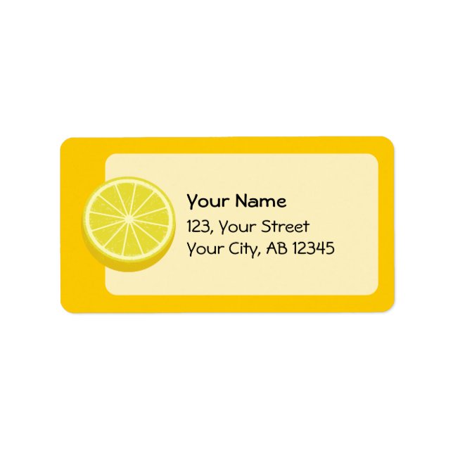 Etiqueta Halve Lemon (Frente)