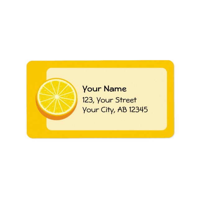 Etiqueta Halve Orange (Frente)