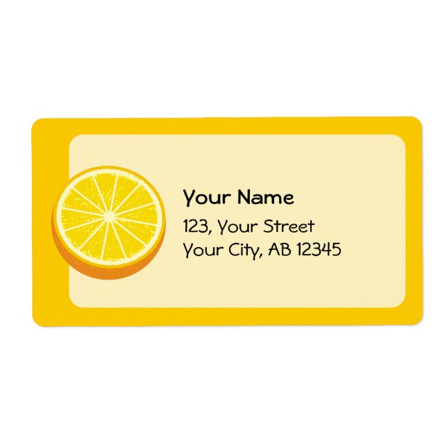 Etiqueta Halve Orange (Frente)