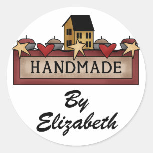 Etiqueta Handmade/Crafter por SRF
