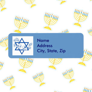 Etiqueta Hanukah Gelt e Dreidels