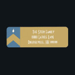 Etiqueta Hanukkah Devolve Rótulos "Chevron Menorah"<br><div class="desc">Hanukkah Return Labels "Chevron Menorah" Aproveite essas etiquetas de devolução feitas pessoalmente para todas as suas cartas e cartas de Chanucá. Personalize substituindo o texto pelo seu. Escolha e use seu estilo, cor e tamanho de fonte favoritos. Veja nossos selos, cartões com fotos, etc. Obrigados para parar e comprar. Seu...</div>