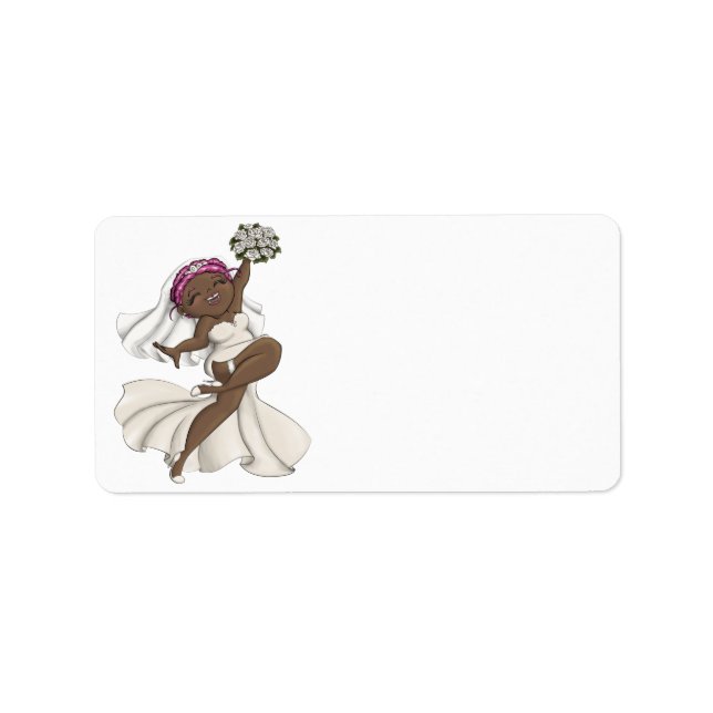 Etiqueta Happy Bride 05 (Frente)