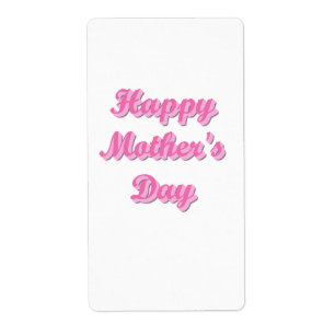 Etiqueta Happy Mother's Day