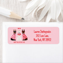 Happy Valentines Day Dobermann Dogs