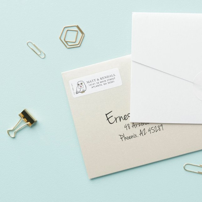 Etiqueta Harry Potter | Hedwig Entrega Especial Chá de Bebê (Criador carregado)