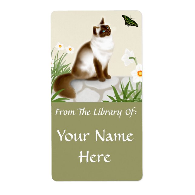 Etiqueta Himalaia no Prédio da Borboleta (Frente)