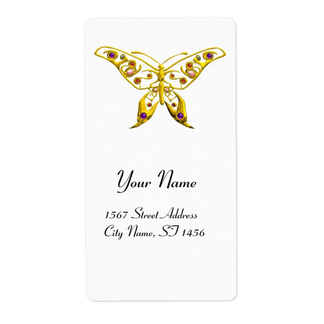 Etiqueta HIPER BOTTERFLY branco (Frente)