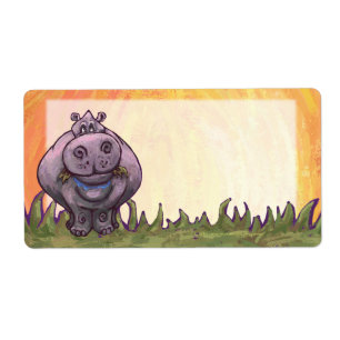 Etiqueta Hippopotamus Stationery