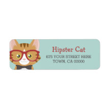 Hipster Laranja Tabby Gatos