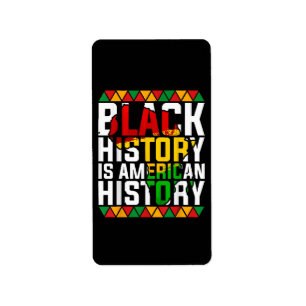 Etiqueta História Negra É Patriótica Americana
