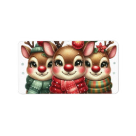 Etiqueta Ho Ho Ho Cartão de Natal