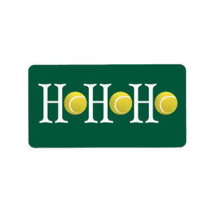 Etiqueta HO-HO-HO - Personalizar plano de fundo