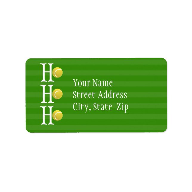 Etiqueta HO-HO-HO - tênis (Frente)