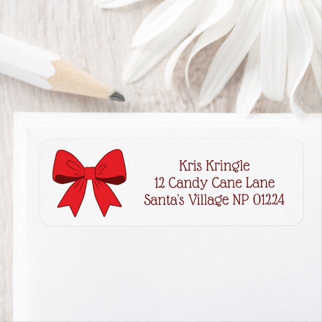 Etiqueta Holiday Bow (Insitu)