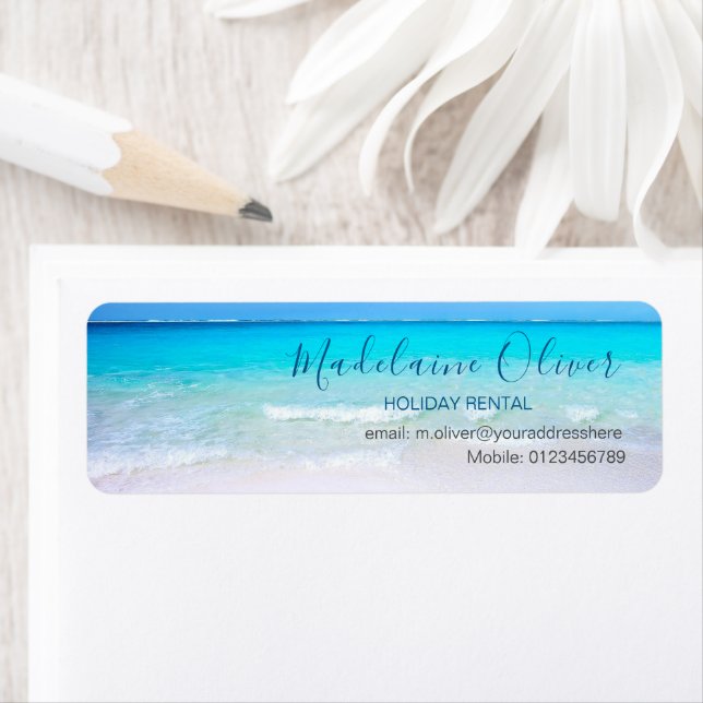 Etiqueta Holiday Rental Ocean Beach Sea Business (Insitu)