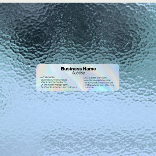 Etiqueta Holographic Business Sticker - Catcher Cliente