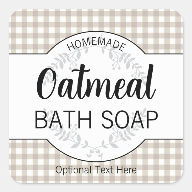 Etiqueta Homemade Personalizável HM003_03sqv7 (Frente)