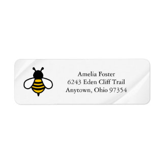 Etiqueta Honey Business Return Address Label