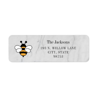 Etiqueta Honey Business Return Address Label