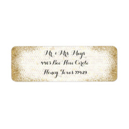 Etiqueta Honeycomb Dourado