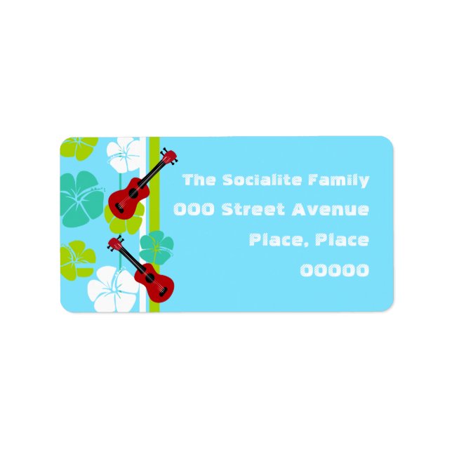 Etiqueta Hora do Ukulele! (Frente)