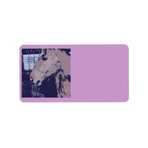 Etiqueta Horse Pop Art