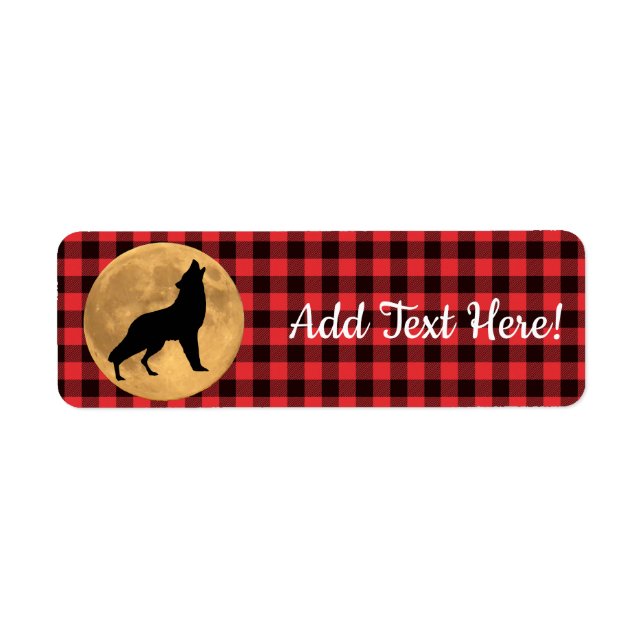 Etiqueta Howling Wolf Full Moon (Frente)