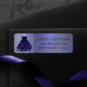 Etiqueta Huevos góticos Indigo Gown Dirección real púrpur