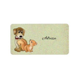 Etiqueta Hund Eichhörnchen