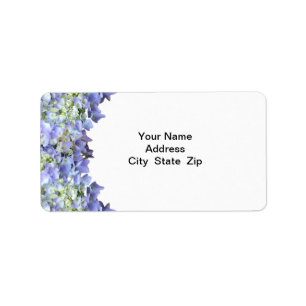 Etiqueta Hydrangea roxo