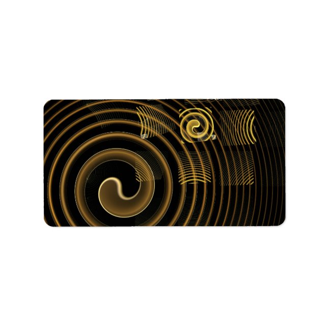 Etiqueta Hypnosis Abstrato Art (Frente)