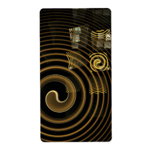 Etiqueta Hypnosis Abstrato Art Fractal