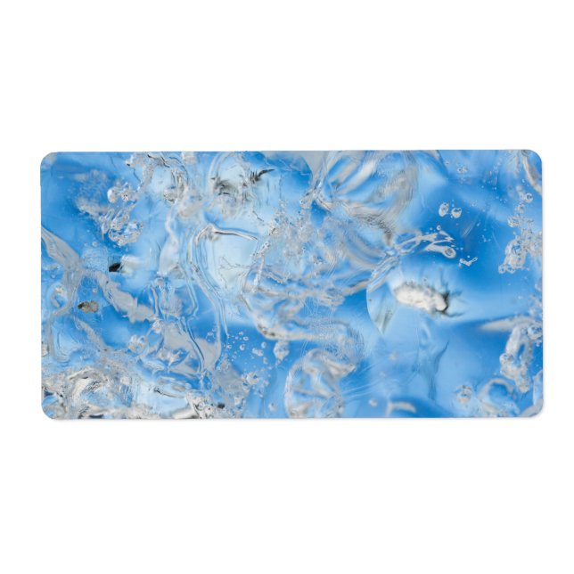 Etiqueta Iceberg Azul legal (Frente)