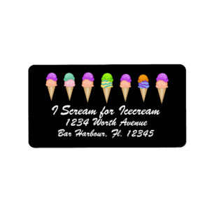 Etiqueta Icecream - SRF