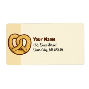 Etiqueta Ícone Pretzel