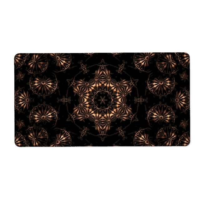 Etiqueta Idade do Bronze Mandala (Frente)