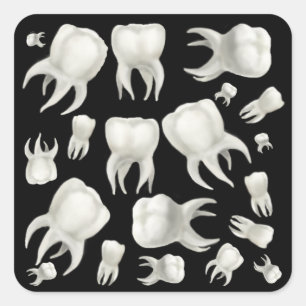 Etiqueta ideal do dente do dentista